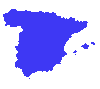Outline map of Spain
